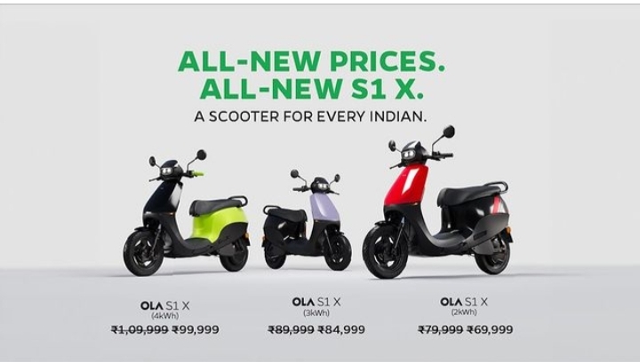 Ola Electric Initiates Price Reduction for S1 X Escooters, Delivery Rollout Set for Next Week